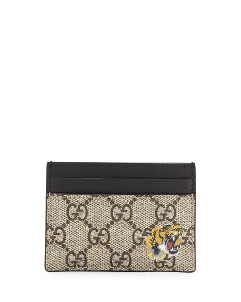 gucci card holder tiger|gucci card holder sale clearance.